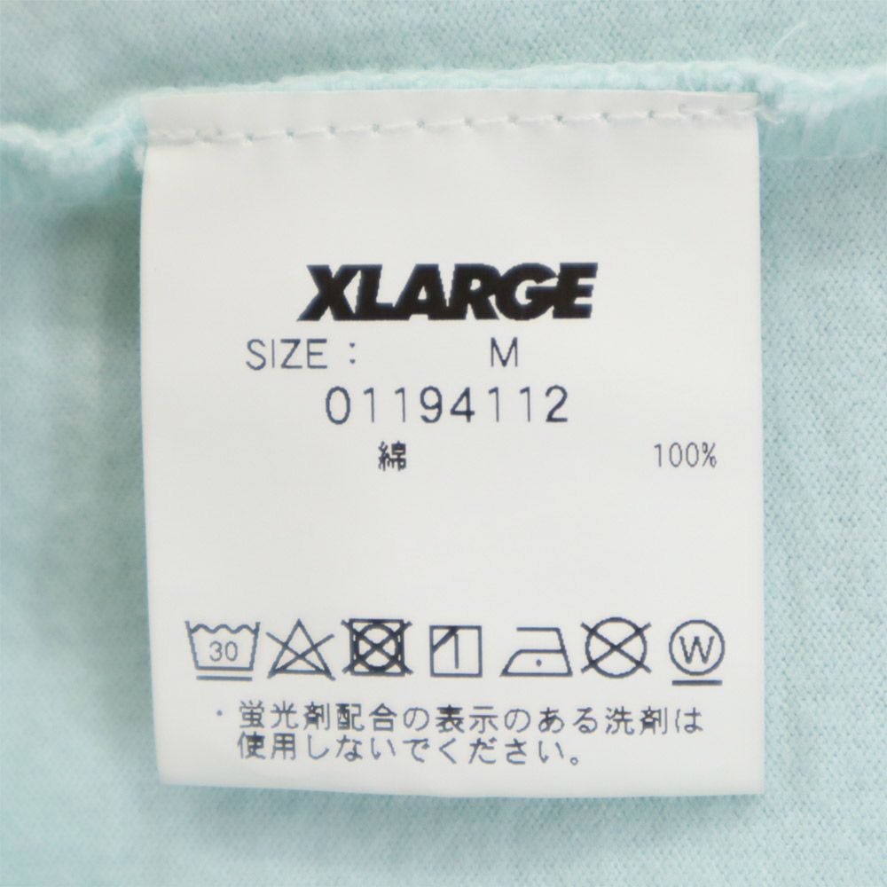 XLARGE エクストララージ 長袖 Tシャツ M ブルー系 ロンT メンズ
