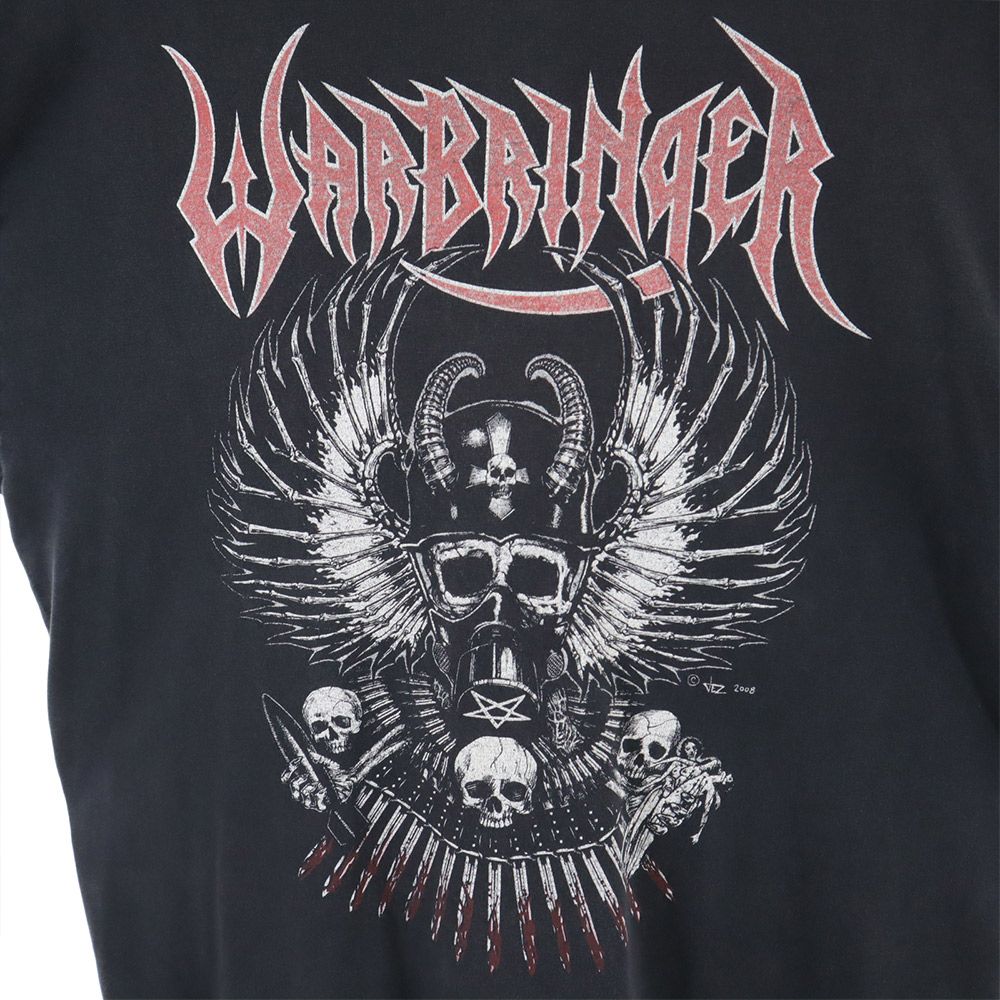 プリント 長袖 Tシャツ ブラック系 ロンT メンズ