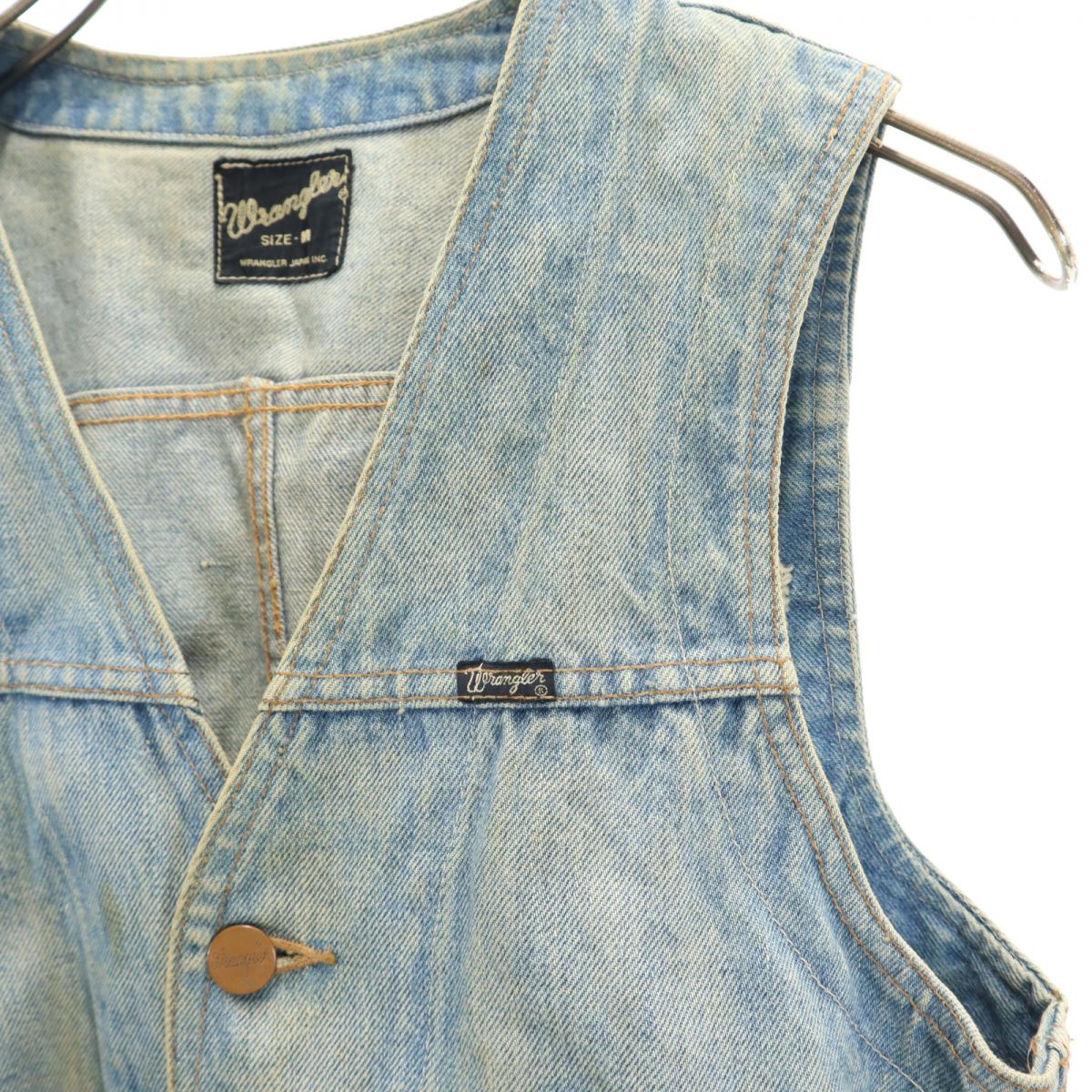 Wrangler ラングラー ベスト M ブルー系 メンズ