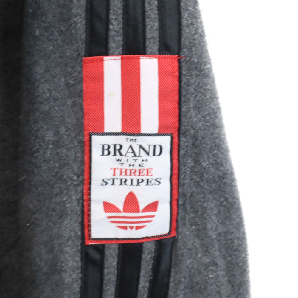 adidas アディダス 80s ヴィンテージ 長袖 起毛 パーカー グレー プルオーバー メンズ