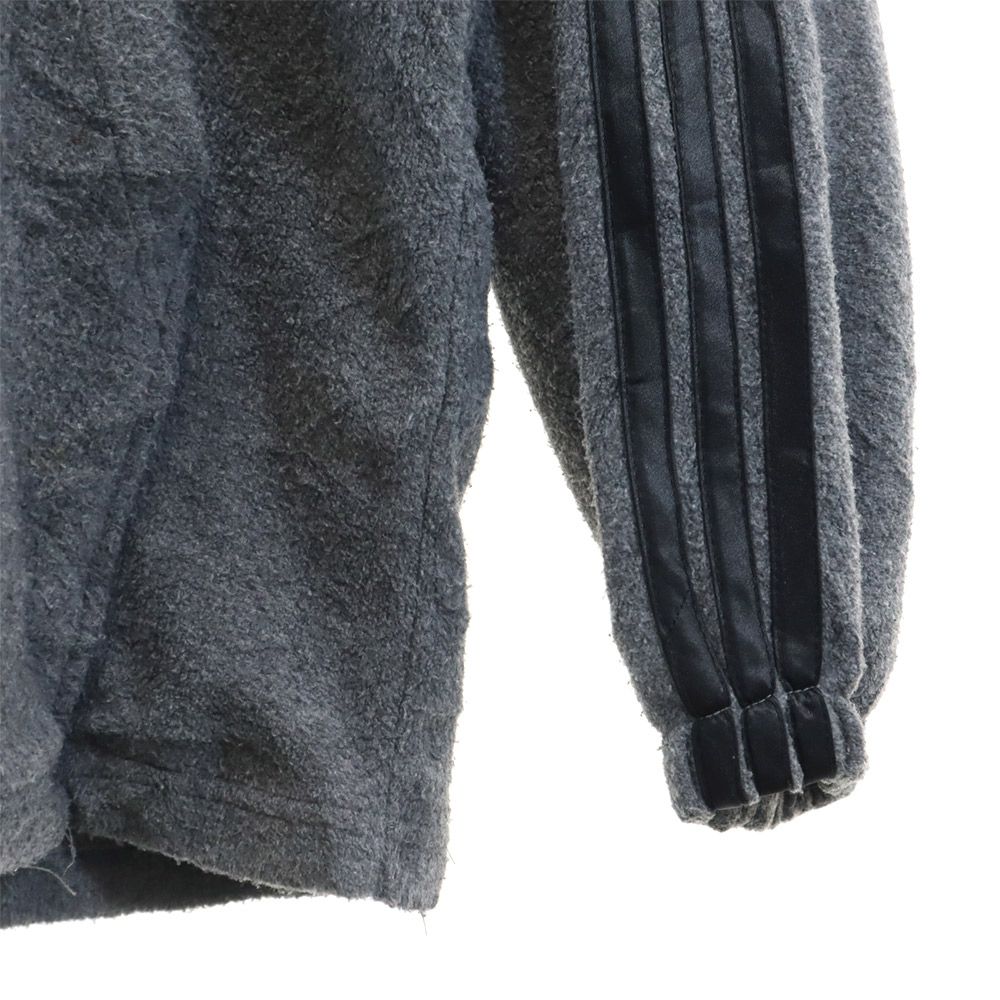 adidas アディダス 80s ヴィンテージ 長袖 起毛 パーカー グレー プルオーバー メンズ