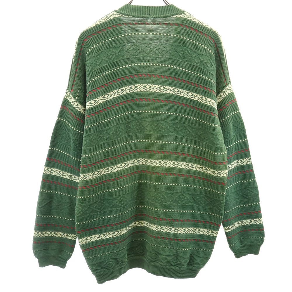 ICAP アイキャップ 90s イタリア製 オールド 長袖 カーディガン グリーン ニット メンズ