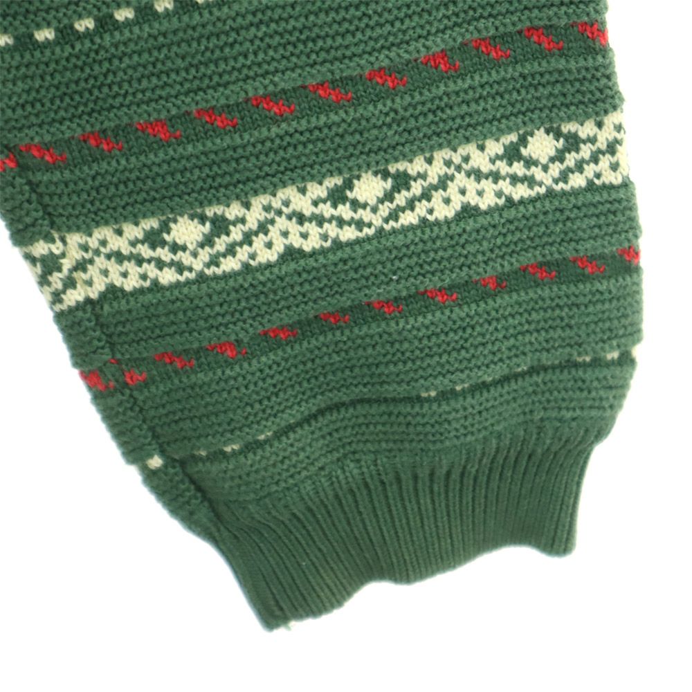 ICAP アイキャップ 90s イタリア製 オールド 長袖 カーディガン グリーン ニット メンズ