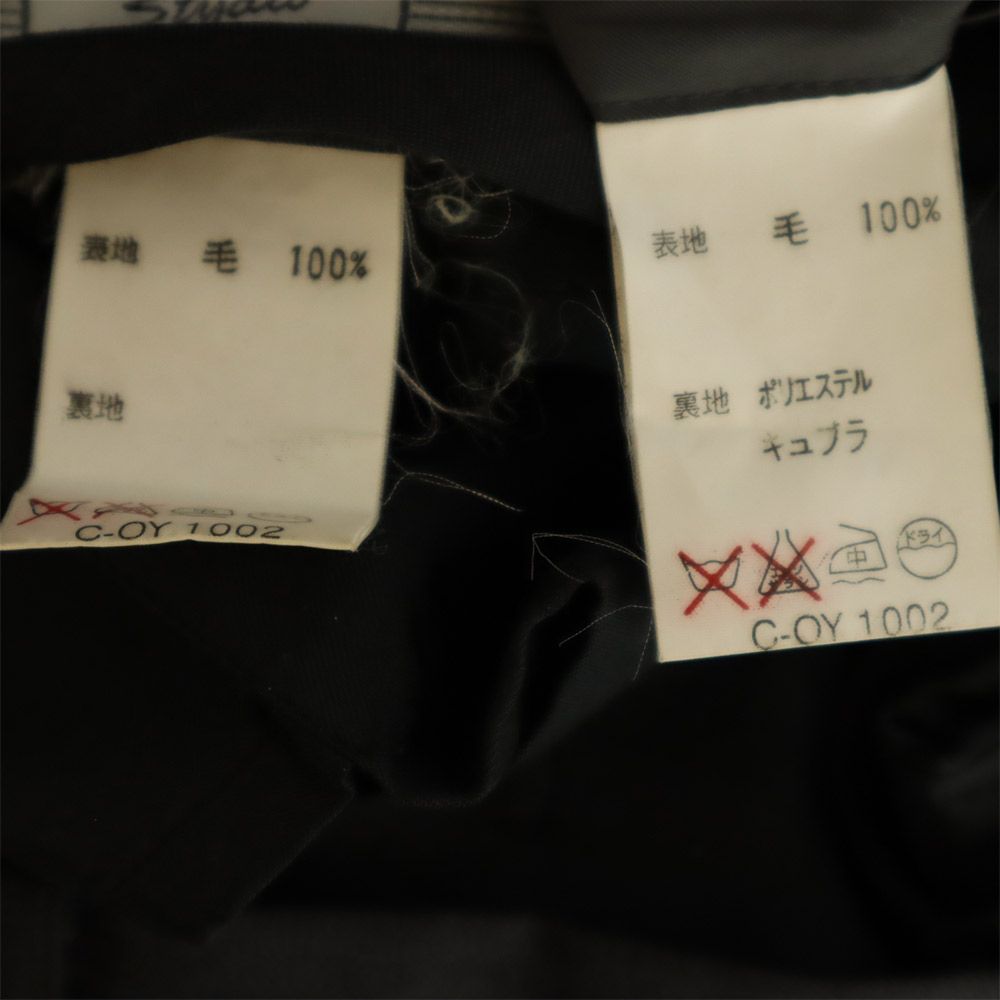 LANVIN ランバン ウール ストライプ柄 ダブル スーツ 上下 セットアップ M48-35/M48-35-85 グレー Studio メンズ