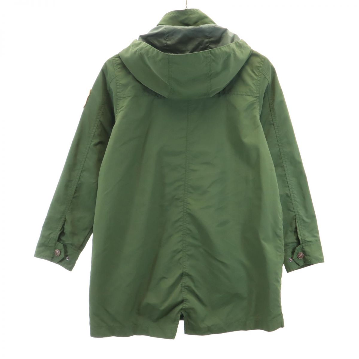 Miki house DOUBLE.B ミキハウスダブルビー ナイロンジャケット 150 グリーン フード キッズ