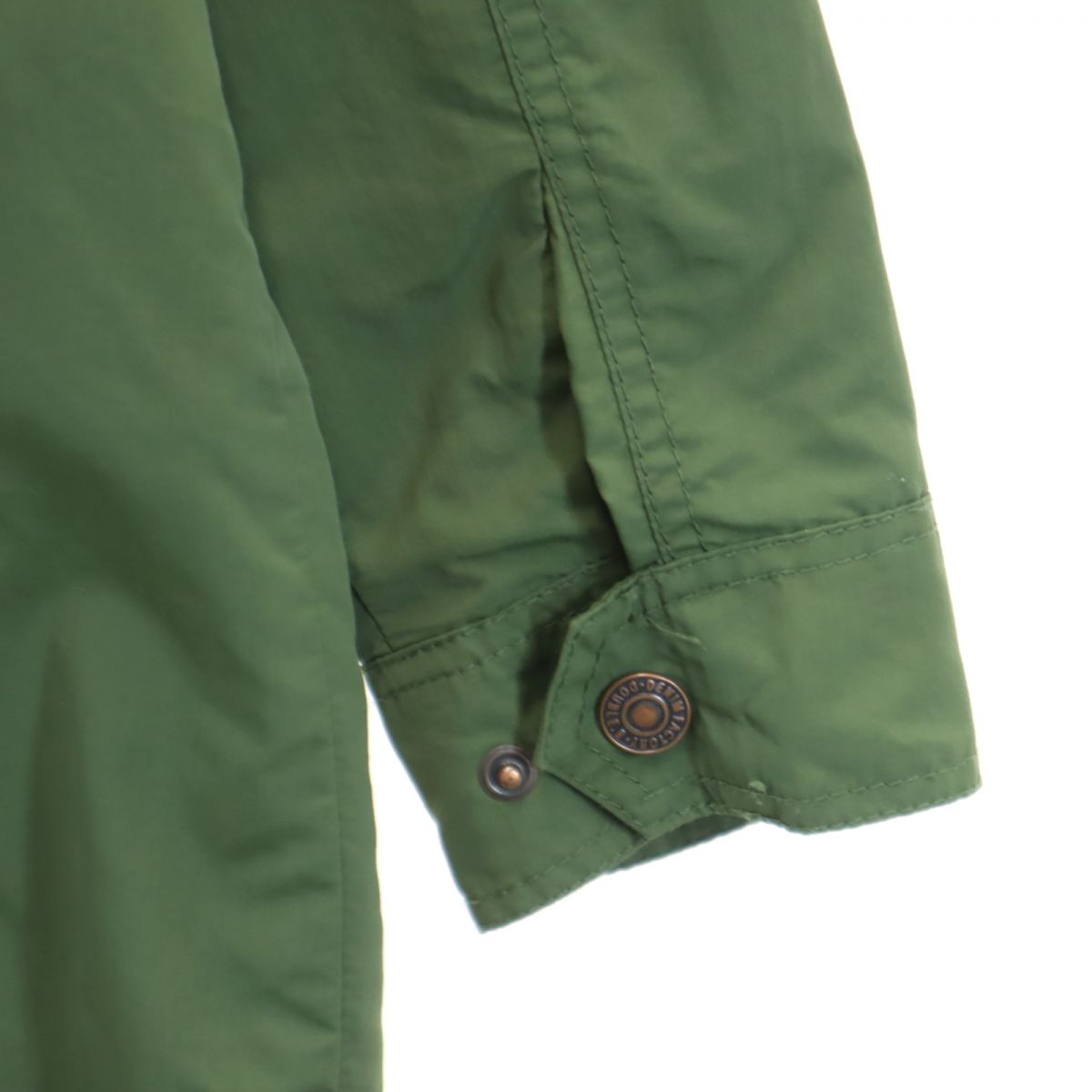 Miki house DOUBLE.B ミキハウスダブルビー ナイロンジャケット 150 グリーン フード キッズ