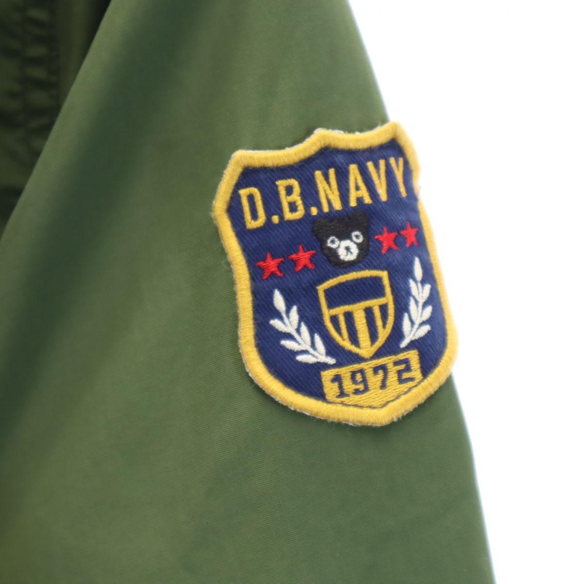 Miki house DOUBLE.B ミキハウスダブルビー ナイロンジャケット 150 グリーン フード キッズ