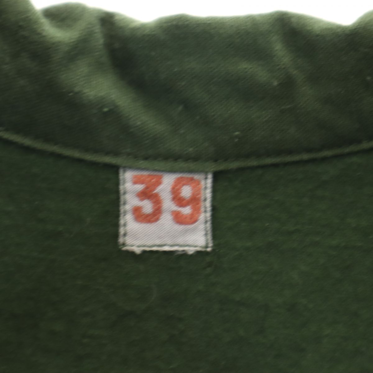 Euro Military ユーロミリタリー ヴィンテージ 長袖 ハーフボタン シャツ カーキ ミリタリー メンズ