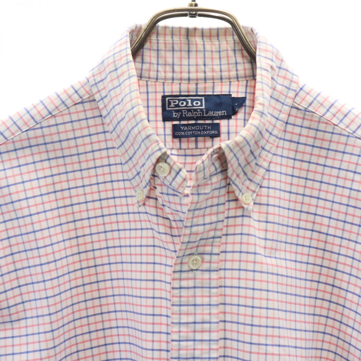 Polo by Ralph Lauren ポロバイラルフローレン チェック柄 長袖 オックスフォード ボタンダウンシャツ 16 キッズ