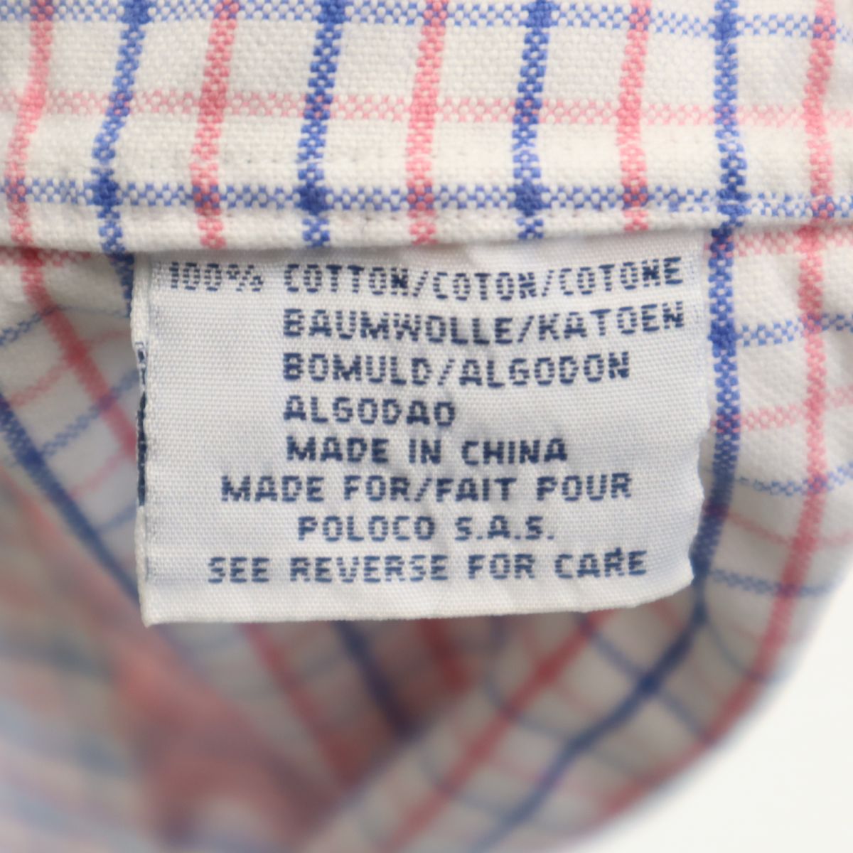 Polo by Ralph Lauren ポロバイラルフローレン チェック柄 長袖 オックスフォード ボタンダウンシャツ 16 キッズ