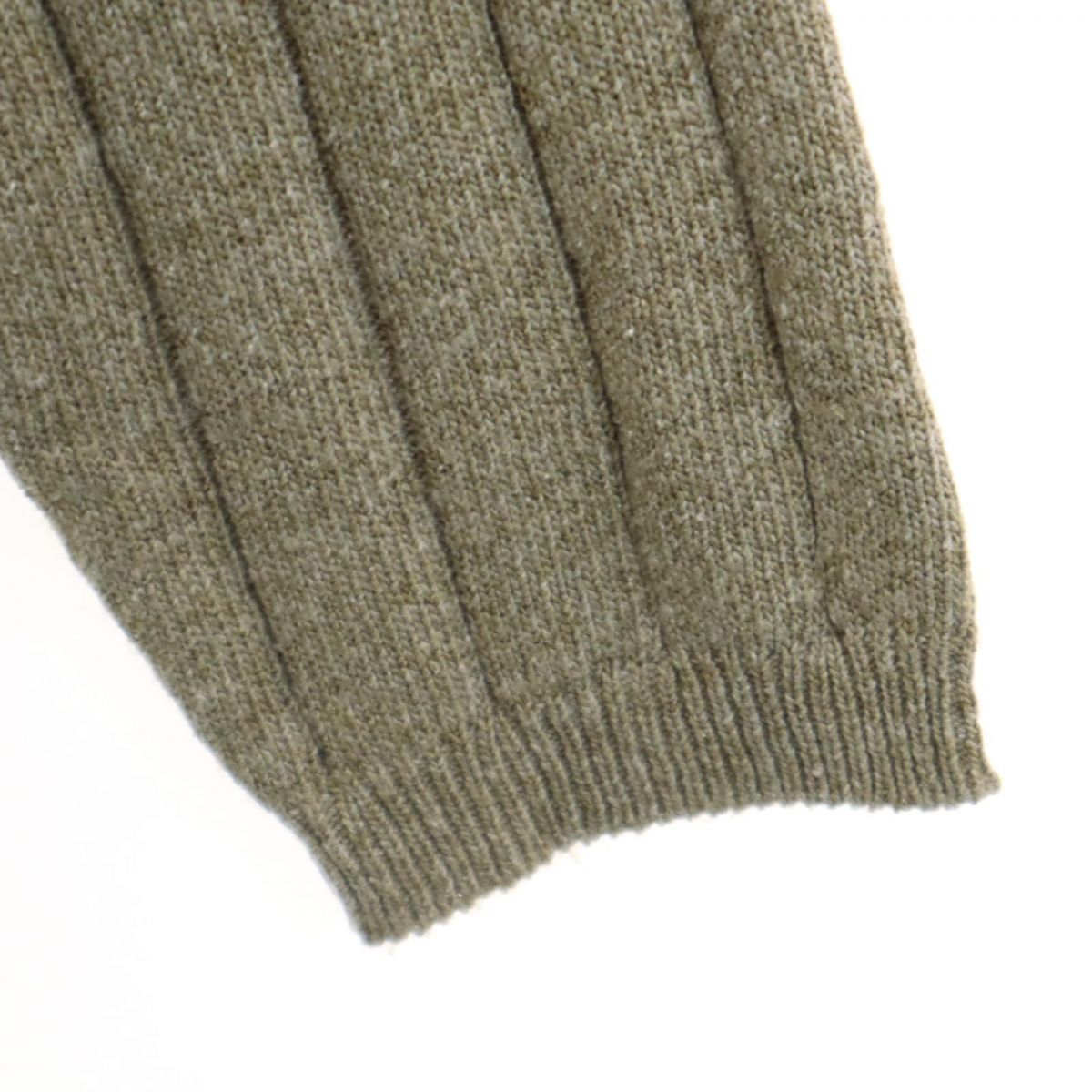 JAGUAR SPORTS ジャガースポーツ 90s イタリア製 オールド 長袖 Vネック セーター グリーン系 ニット メンズ