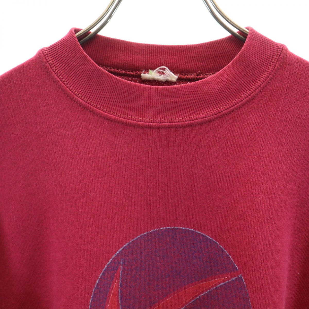 NIKE ナイキ オールド 長袖 トレーナー レッド系 スウェット 裏起毛 メンズ