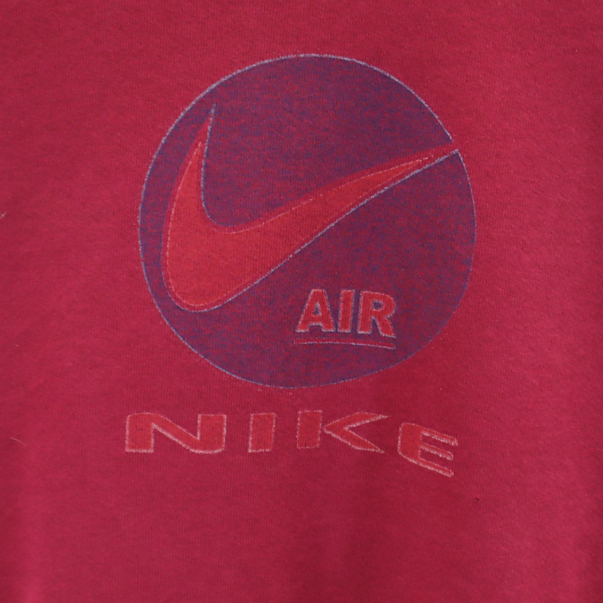 NIKE ナイキ オールド 長袖 トレーナー レッド系 スウェット 裏起毛 メンズ