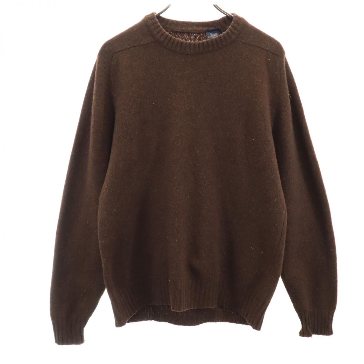 ウールブレンド 長袖 セーター ブラウン系 ニット メンズ