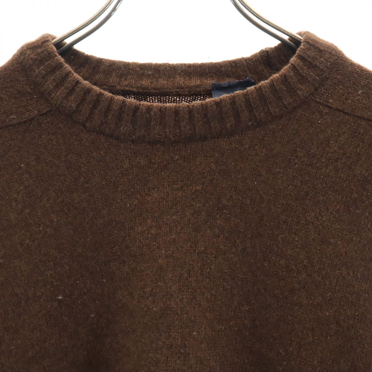 ウールブレンド 長袖 セーター ブラウン系 ニット メンズ