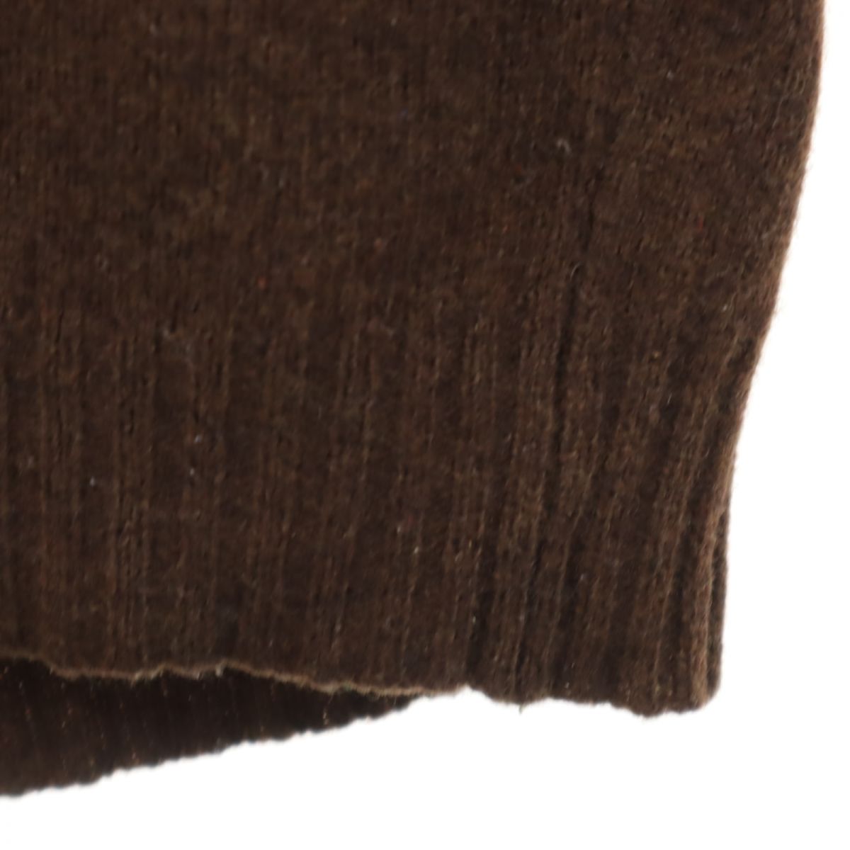 ウールブレンド 長袖 セーター ブラウン系 ニット メンズ