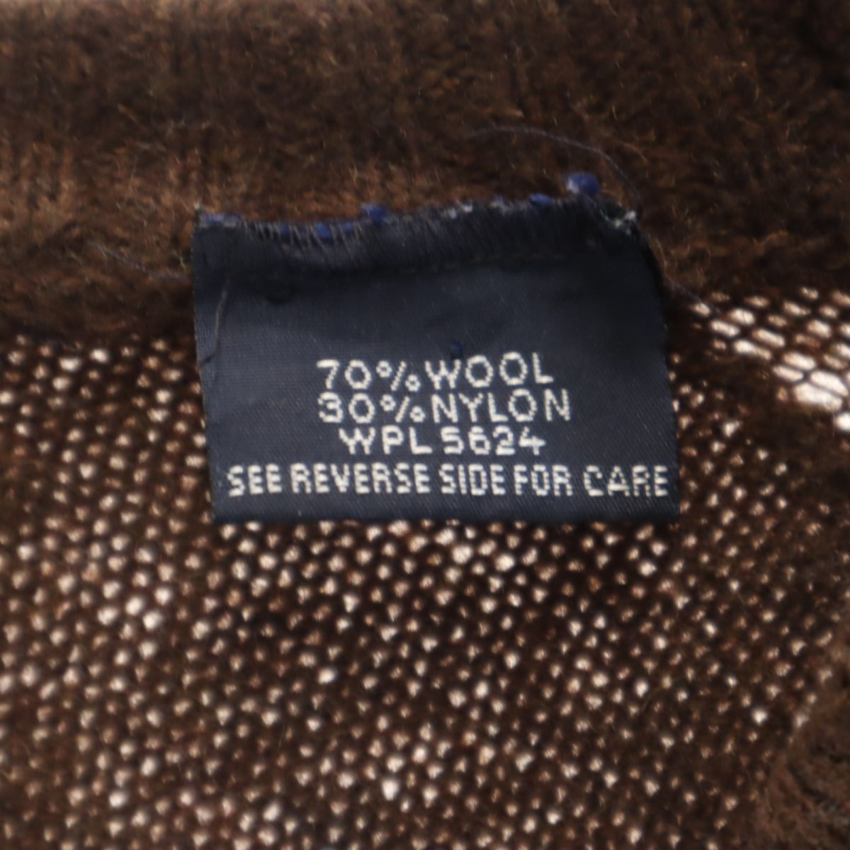 ウールブレンド 長袖 セーター ブラウン系 ニット メンズ