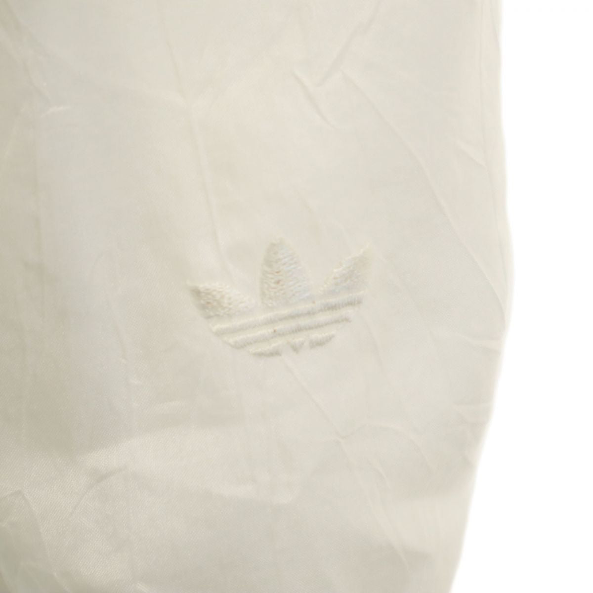 adidas アディダス 80s トレイフォイルロゴ ヴィンテージ ジップジャケット ホワイト メンズ