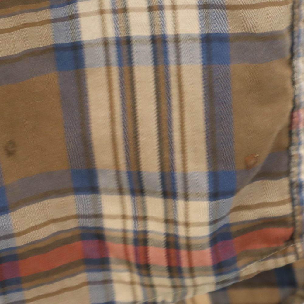 TOMMY HILFIGER トミーヒルフィガー 90s オールド フラッグタグ チェック柄 長袖 ボタンダウンシャツ XL ブラウン系 メンズ