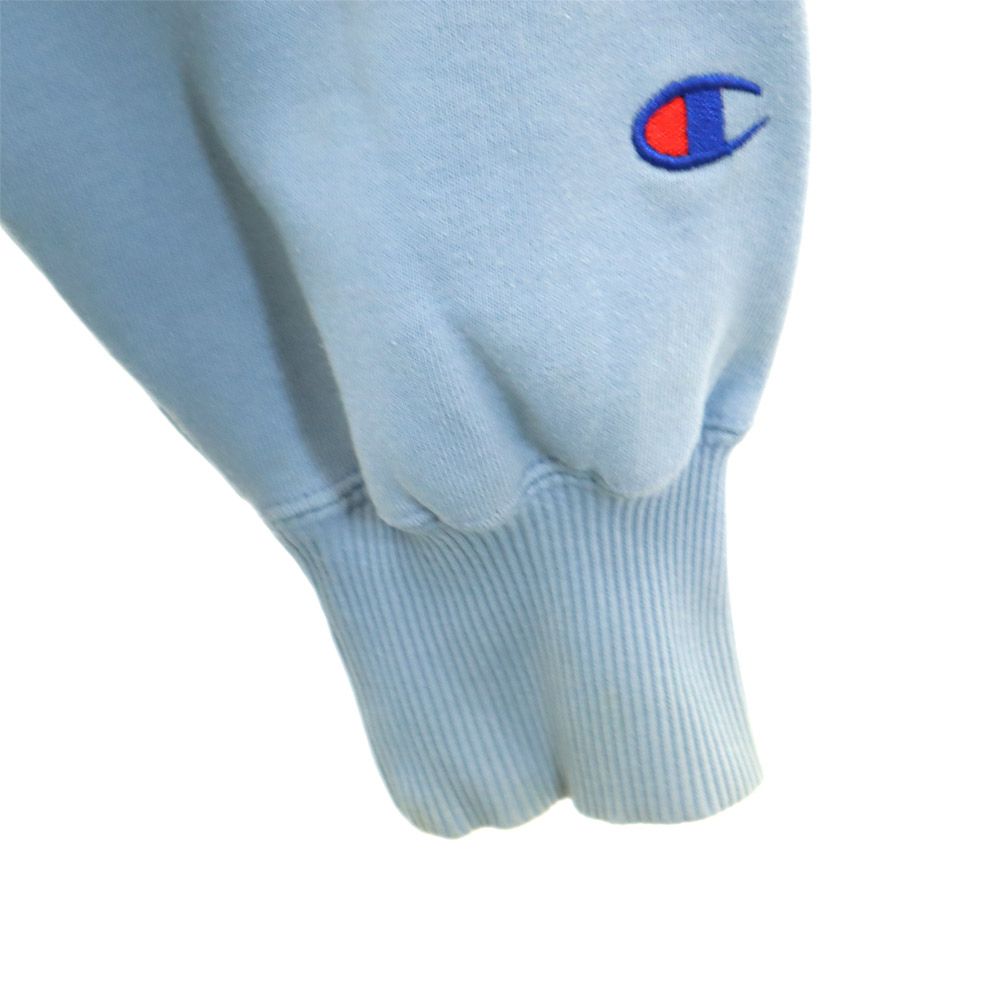 Champion チャンピオン 長袖 パーカー XL ブルー 裏起毛 メンズ