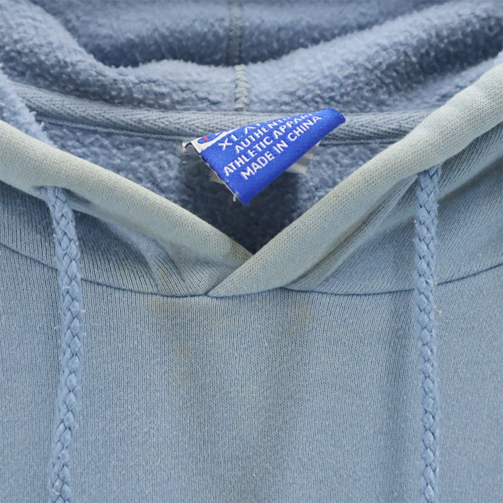 Champion チャンピオン 長袖 パーカー XL ブルー 裏起毛 メンズ