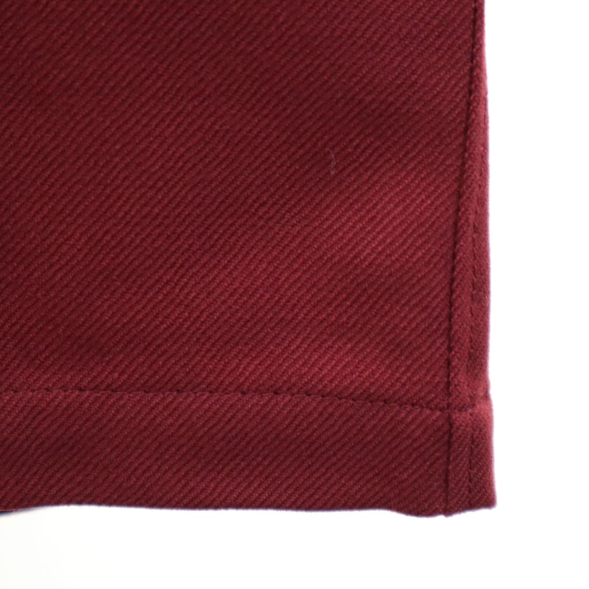 Pierre Cardin ピエールカルダン ウール 長袖 シャツ M レッド メンズ