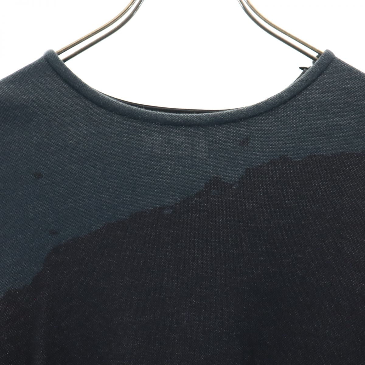 WRAPINKNOT ラッピンノット 長袖 ストレッチ カットソー 2 ブラック系 ニット メンズ