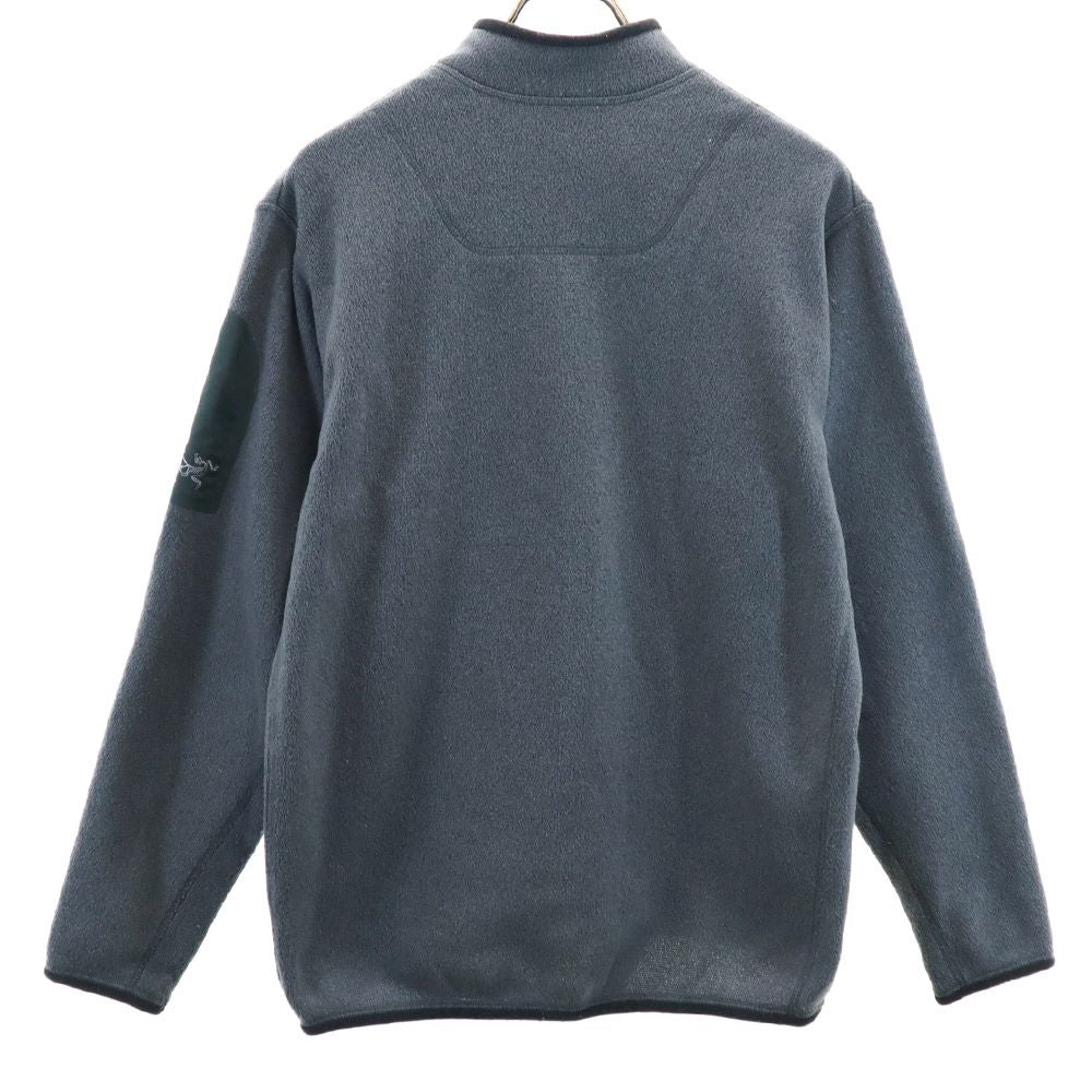 ARC'TERYX アークテリクス 長袖 ハーフジップ ニット アウトドアジャケット S グレー系 プルオーバー メンズ