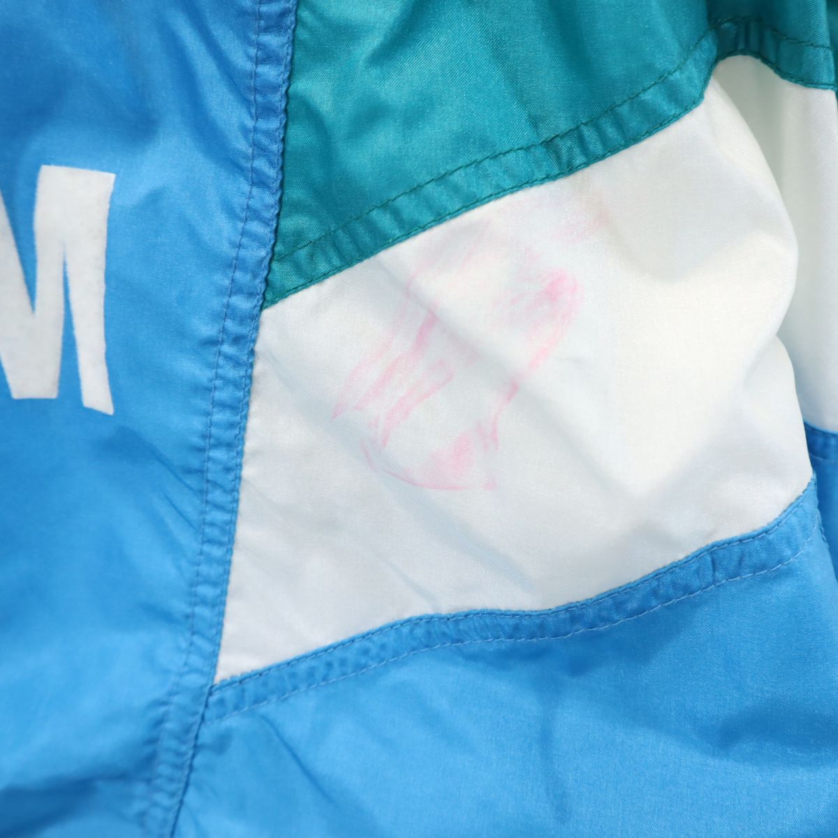 adidas アディダス 80s ヴィンテージ トレフォイルロゴ ナイロンジャケット XS(M) ブルー系 メンズ