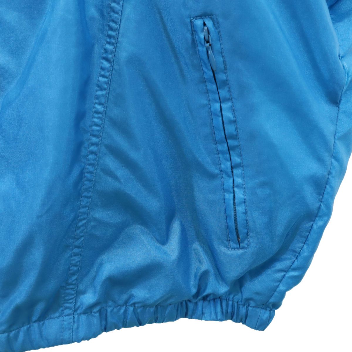 adidas アディダス 80s ヴィンテージ トレフォイルロゴ ナイロンジャケット XS(M) ブルー系 メンズ