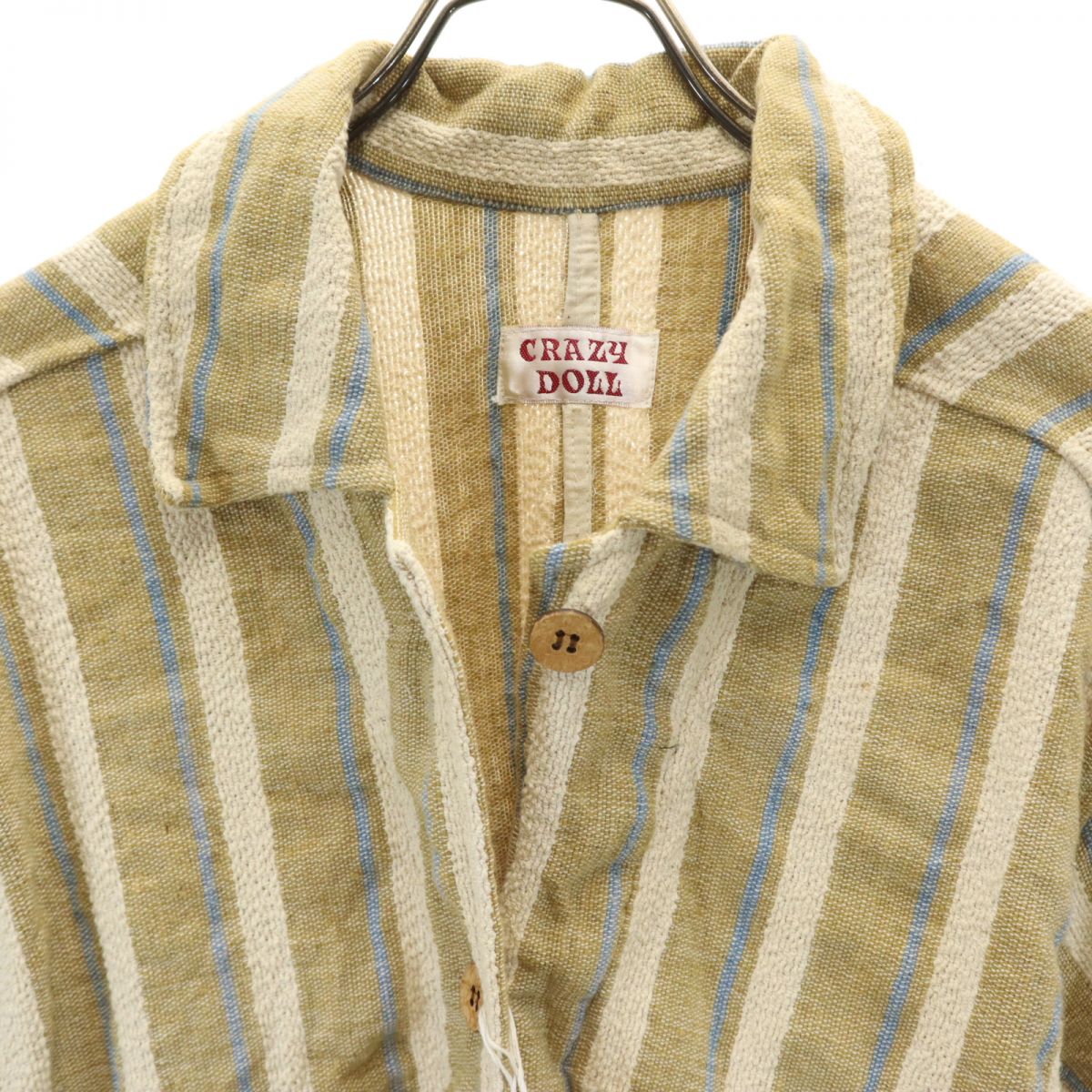 CRAZY DOLL クレイジードール 未使用 コットンジャケット F ベージュ系 レディース