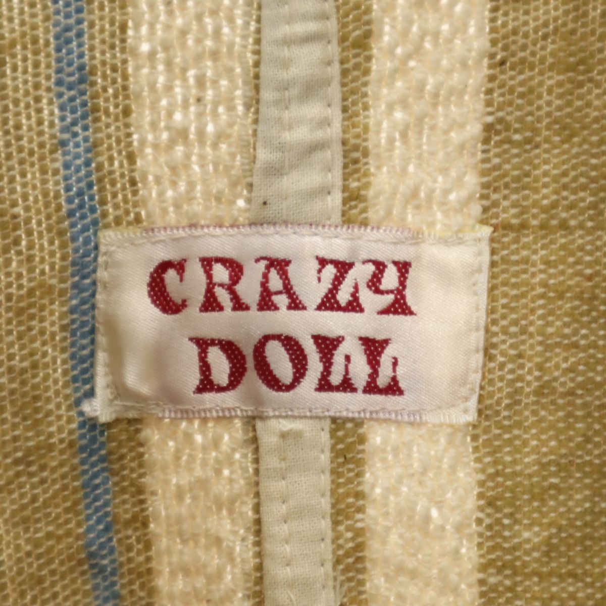 CRAZY DOLL クレイジードール 未使用 コットンジャケット F ベージュ系 レディース