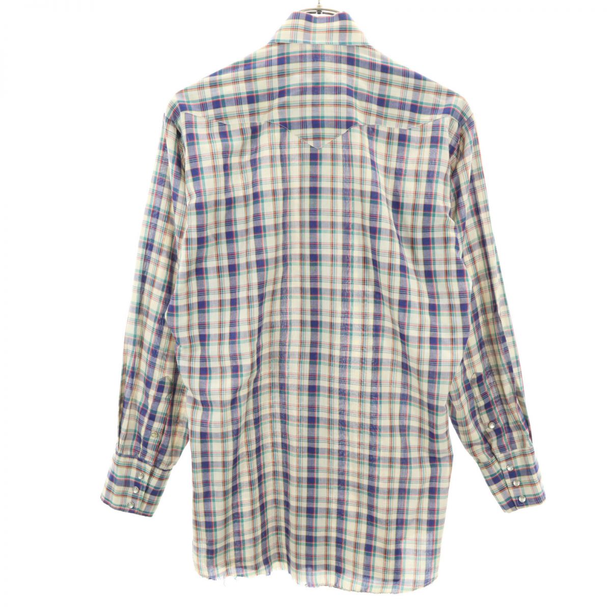 Panhandle Slim パンハンドルスリム 70s USA製 ヴィンテージ チェック柄 長袖 ウエスタンシャツ 15-32 メンズ