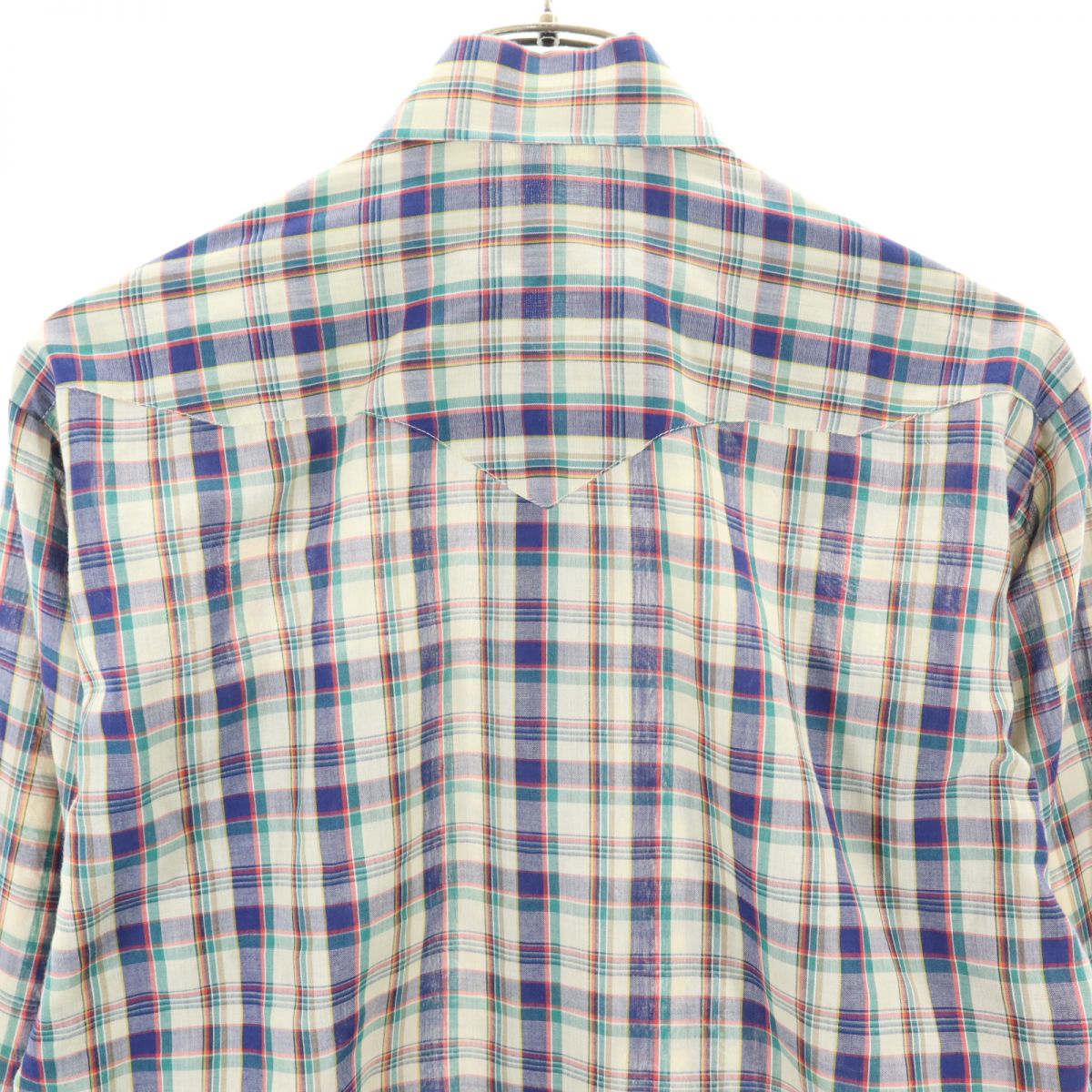 Panhandle Slim パンハンドルスリム 70s USA製 ヴィンテージ チェック柄 長袖 ウエスタンシャツ 15-32 メンズ