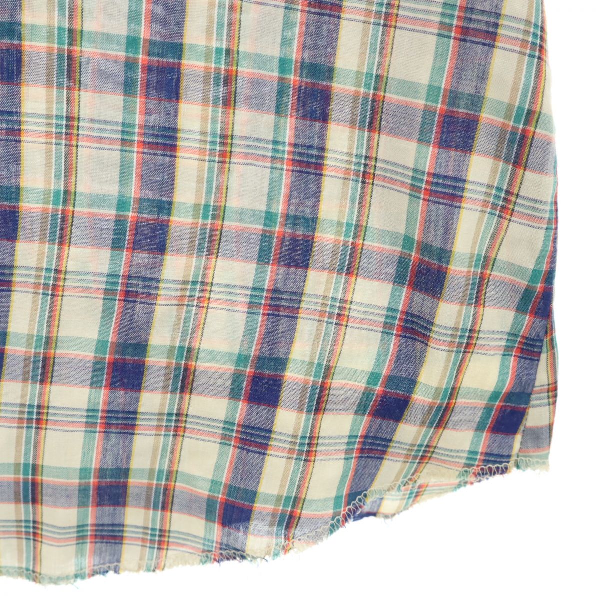 Panhandle Slim パンハンドルスリム 70s USA製 ヴィンテージ チェック柄 長袖 ウエスタンシャツ 15-32 メンズ