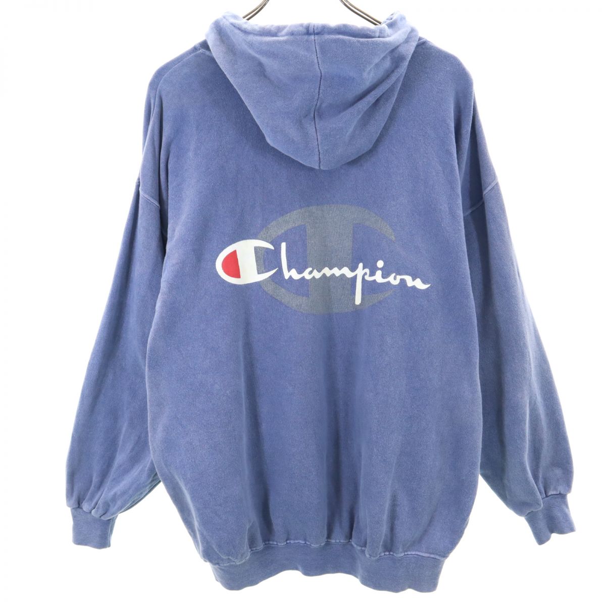 Champion チャンピオン 90s オールド 長袖 スウェットパーカー ブルー系 メンズ