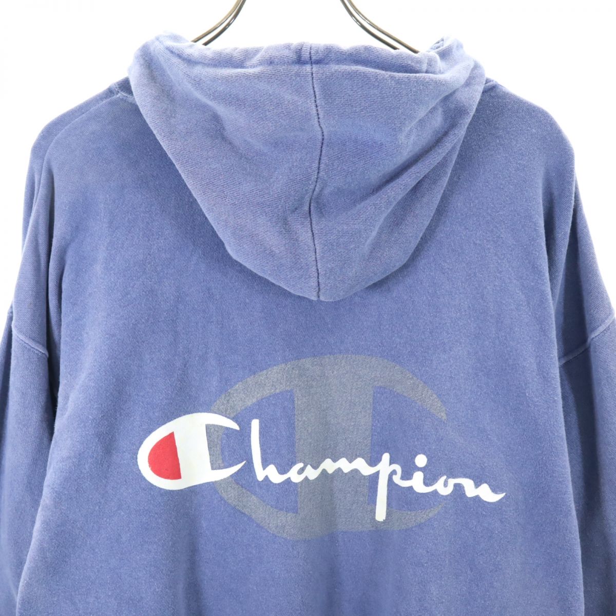 Champion チャンピオン 90s オールド 長袖 スウェットパーカー ブルー系 メンズ