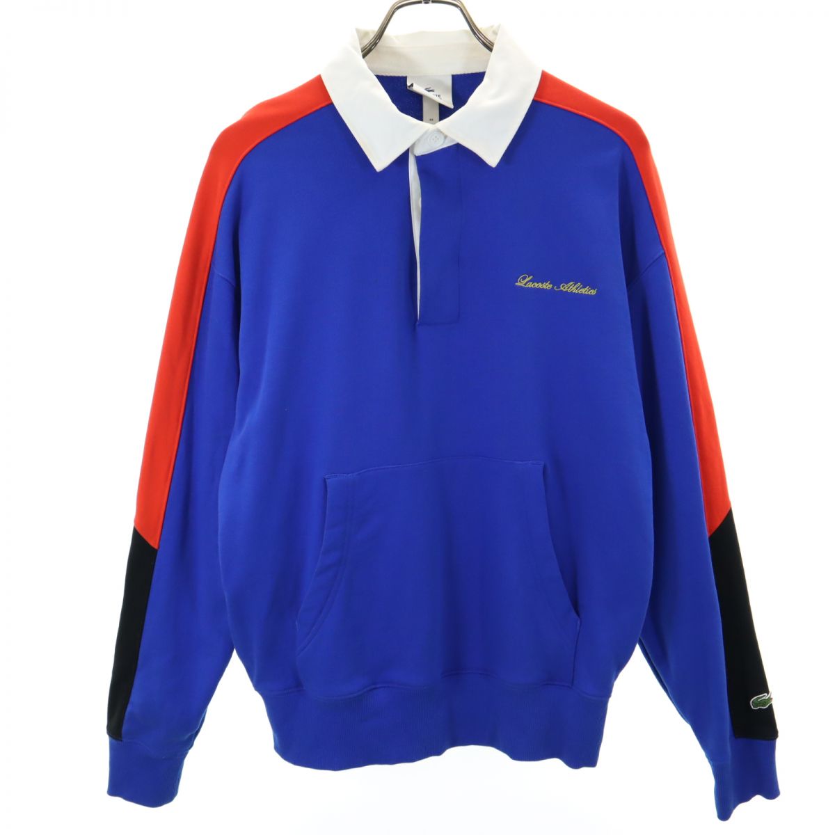 LACOSTE L!VE ラコステライブ 長袖 ポロシャツ XS ブルー系 メンズ