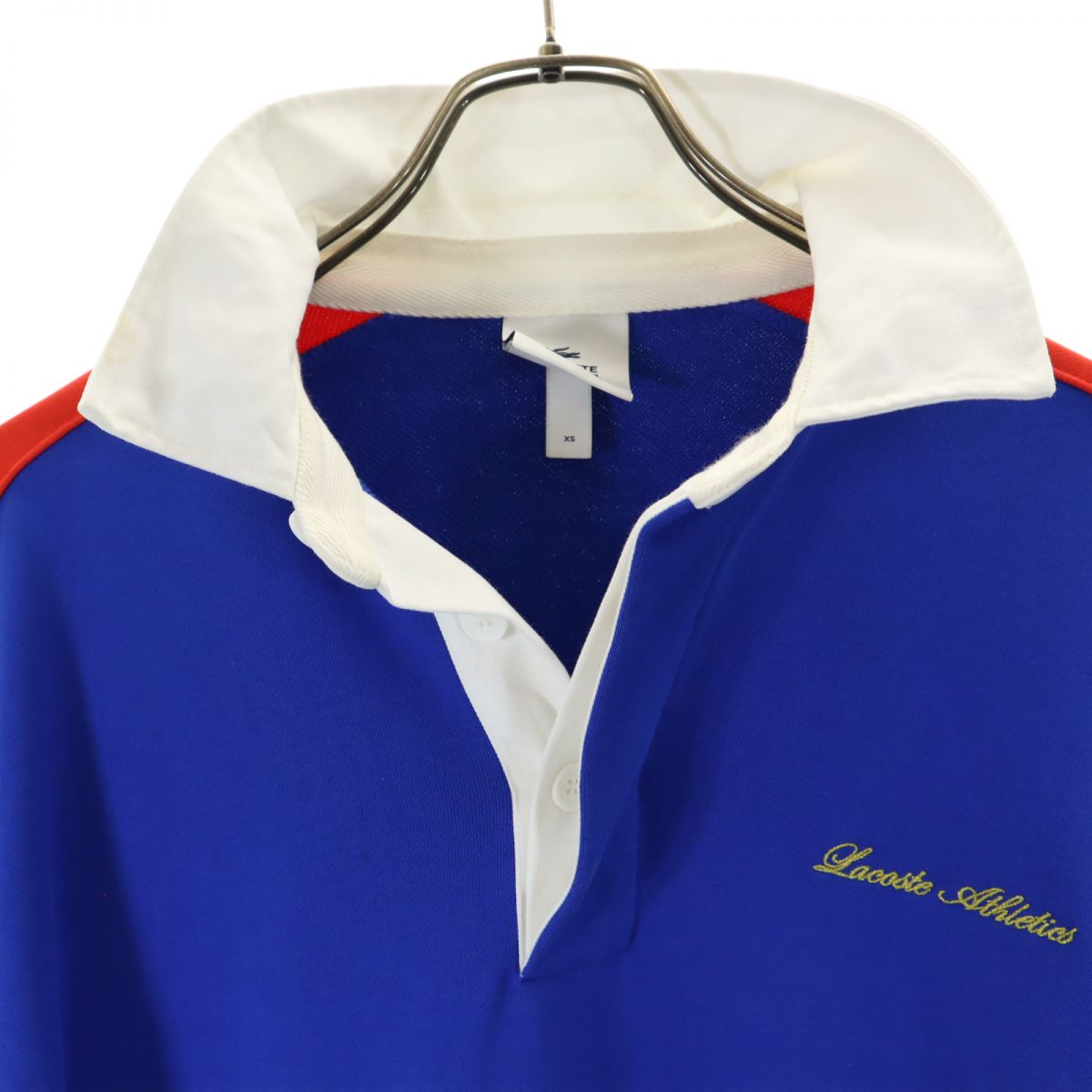 LACOSTE L!VE ラコステライブ 長袖 ポロシャツ XS ブルー系 メンズ