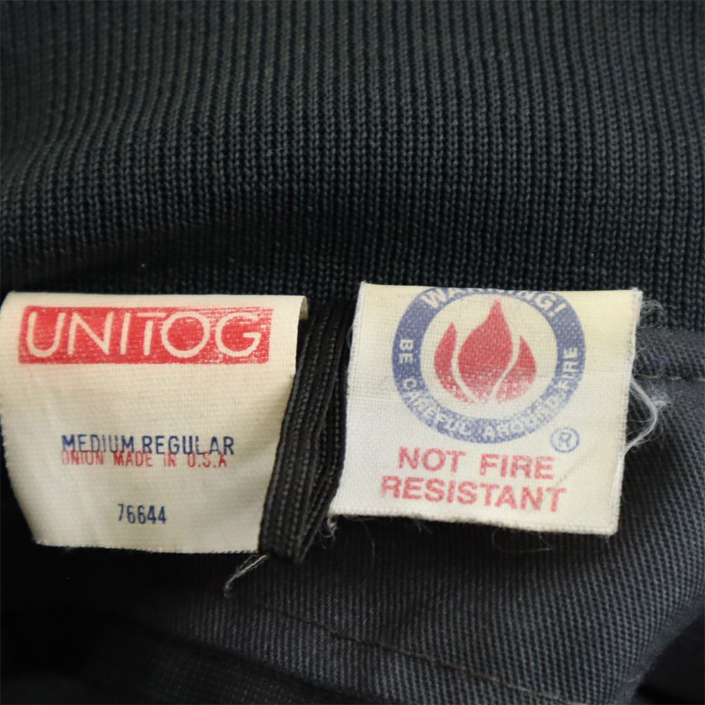 ユニトグ 80s USA製 ヴィンテージ ジップジャケット M ネイビー系 UNITOG メンズ