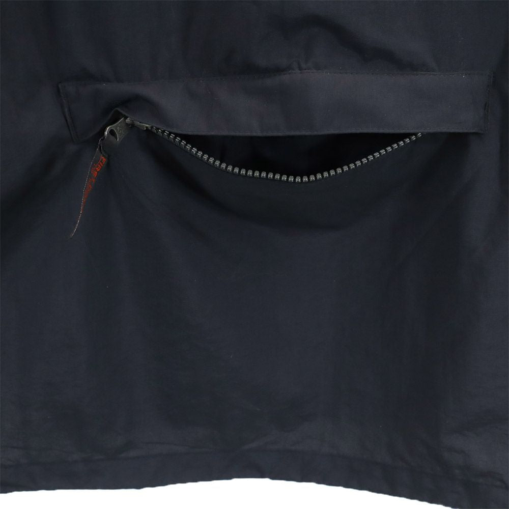 FIRSTDOWN ファーストダウン 90s オールド 長袖 ジップ ナイロンジャケット M ブラック系 メンズ