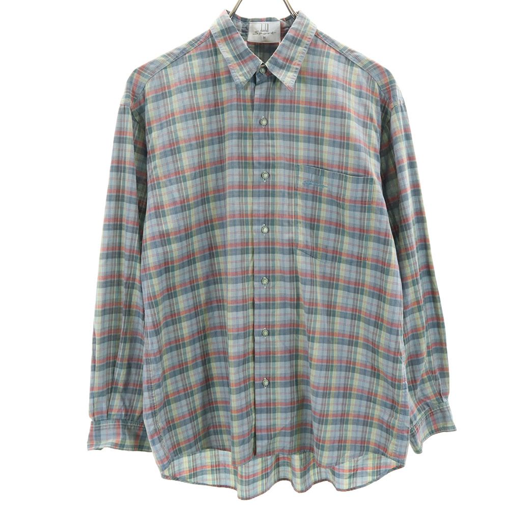 Dunhill SPORT ダンヒル スポーツ 長袖 コットンシャツ M メンズ