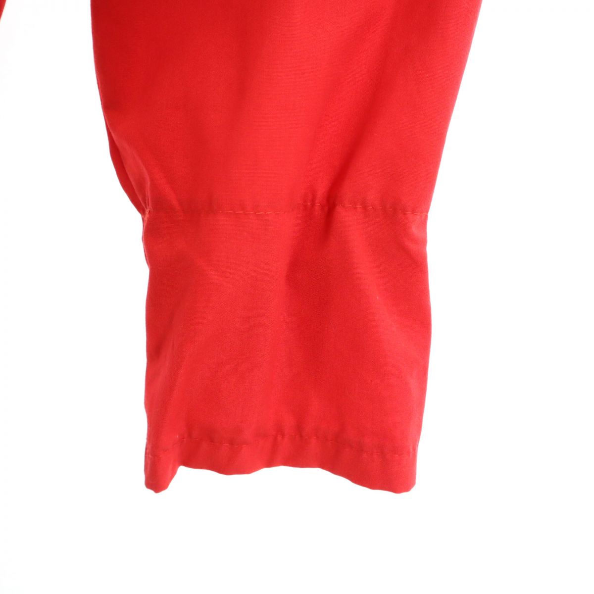 EURO WORK ユーロワーク 70s 80s ヴィンテージ スノーパーカー ハーフボタン ジャケット 14 レッド プルオーバー メンズ