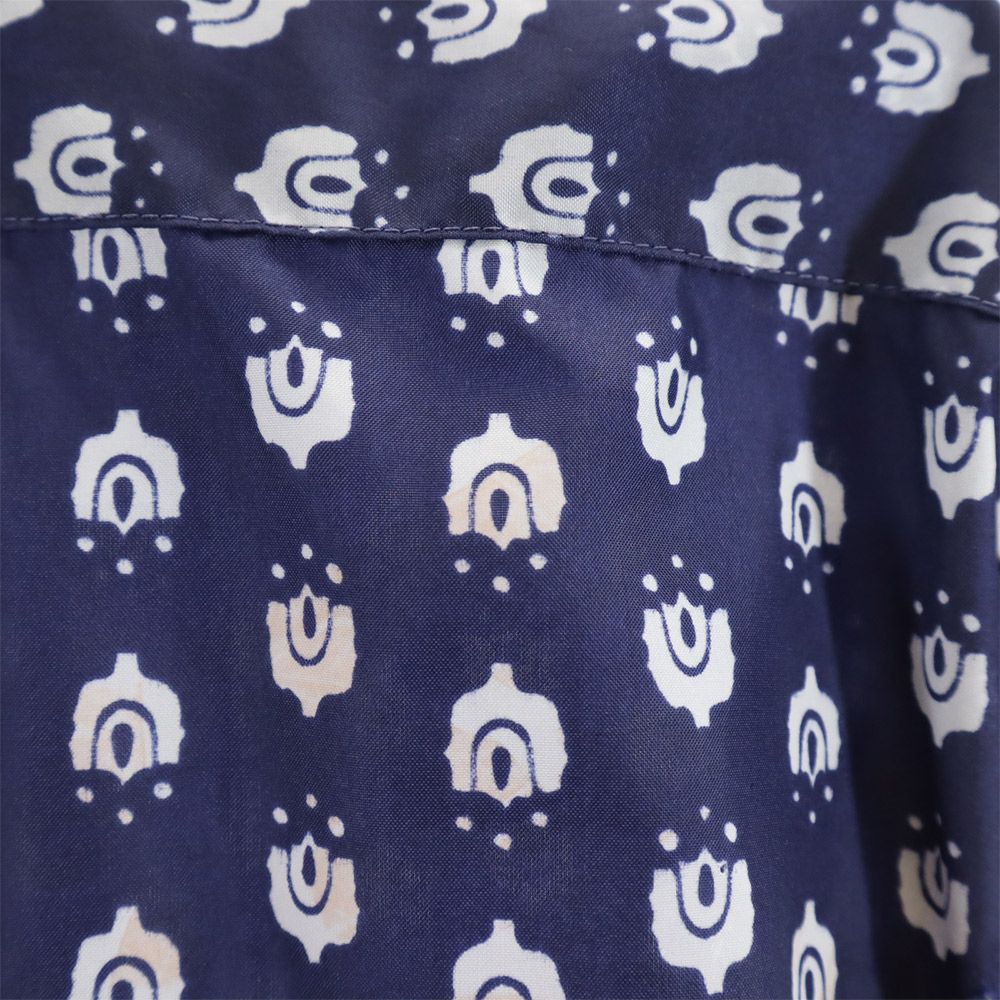 WHITE STAG ホワイトスタッグ 日本製 長袖 シャツ ネイビー メンズ