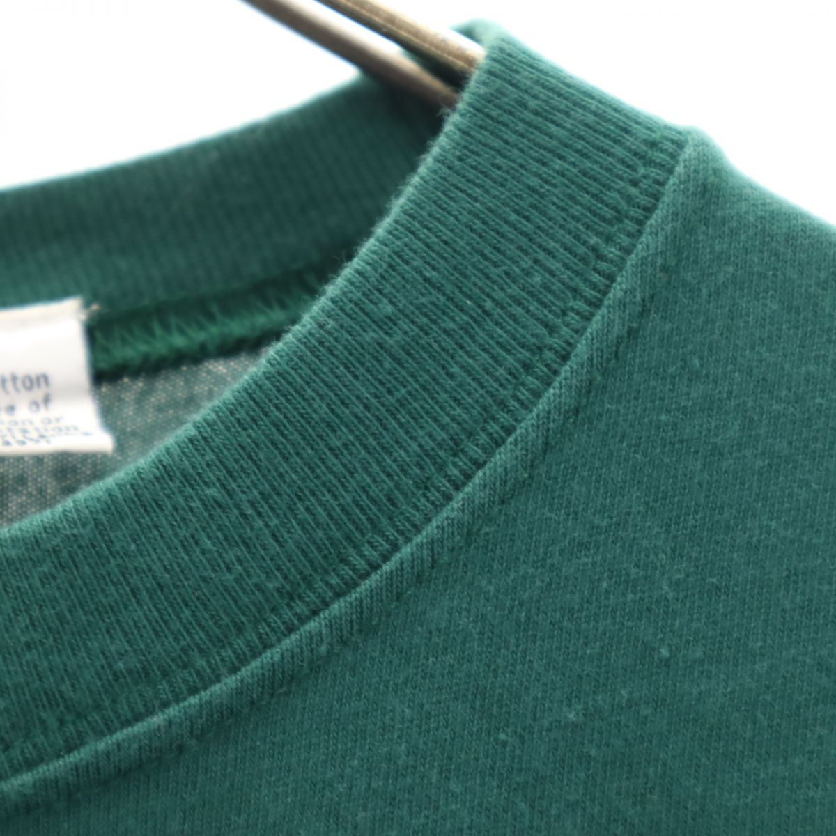 ACME KIDS ワーナーブラザーズ ルーニーチューンズ刺繍 半袖 Tシャツ M グリーン 胸ポケット キッズ