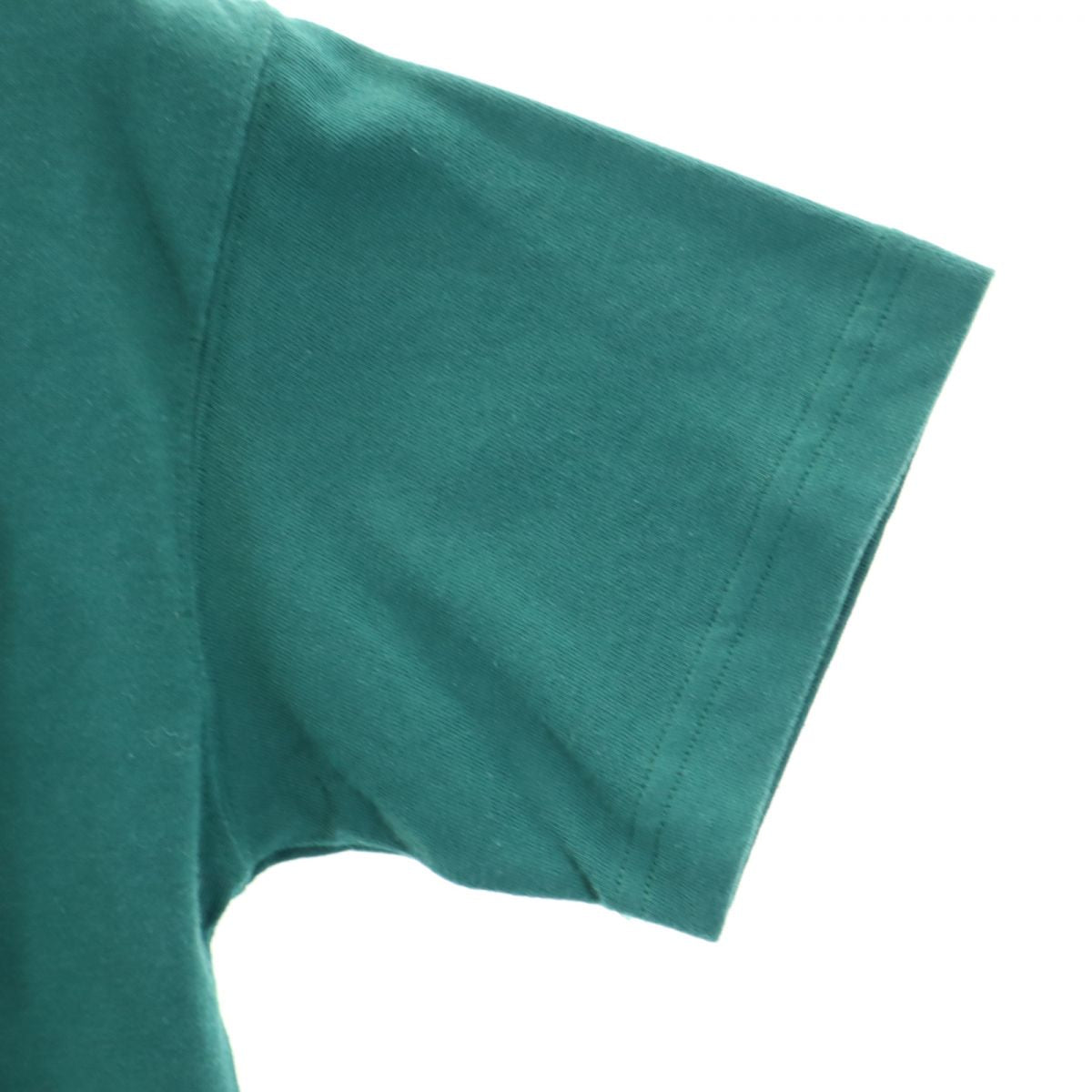 ACME KIDS ワーナーブラザーズ ルーニーチューンズ刺繍 半袖 Tシャツ M グリーン 胸ポケット キッズ