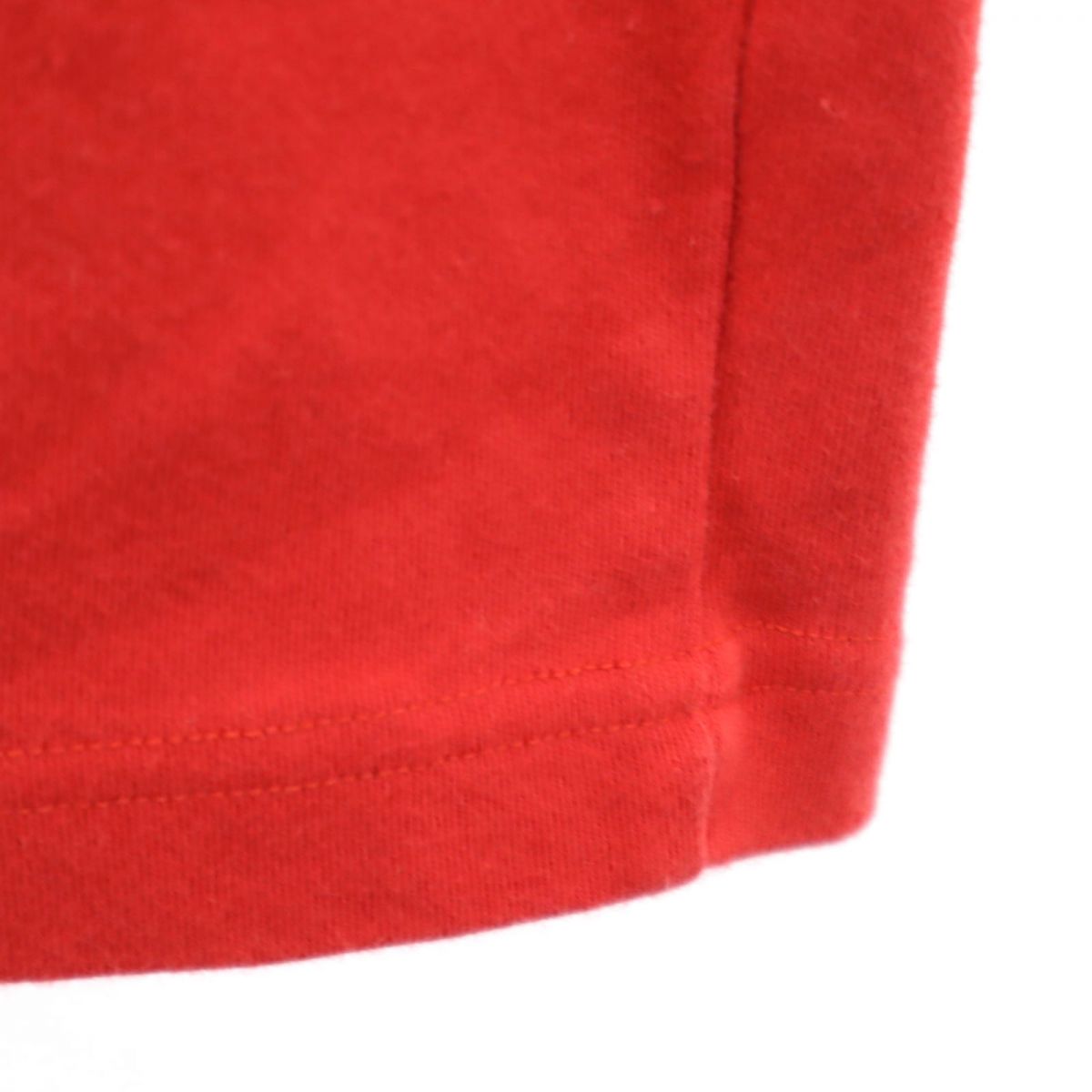 GIVENCHY ジバンシィ 日本製 長袖 ハイネック Tシャツ 9号 レッド レディース