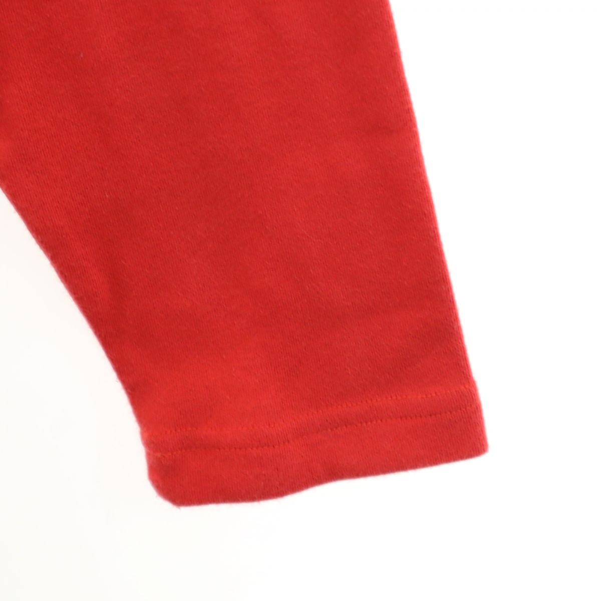 GIVENCHY ジバンシィ 日本製 長袖 ハイネック Tシャツ 9号 レッド レディース