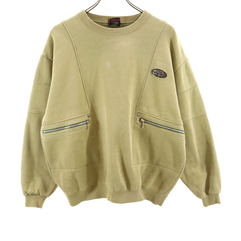 McGregor マックレガー 日本製 長袖 スウェット トレーナー 170 ベージュ系 裏起毛 メンズ