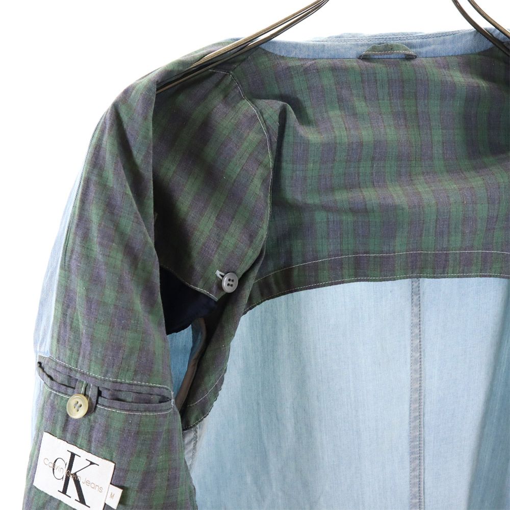 Calvin klein Jeans カルバンクラインジーンズ 長袖 テーラードジャケット M ブルー系 メンズ